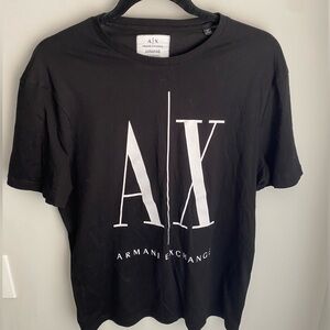 Black Armani Exchange Tee